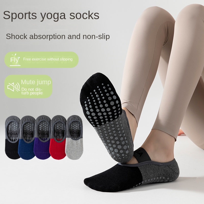 Yoga For Fitness - 5 Paar Cross-Border Professional Yoga-Socken, Baumwollsocken