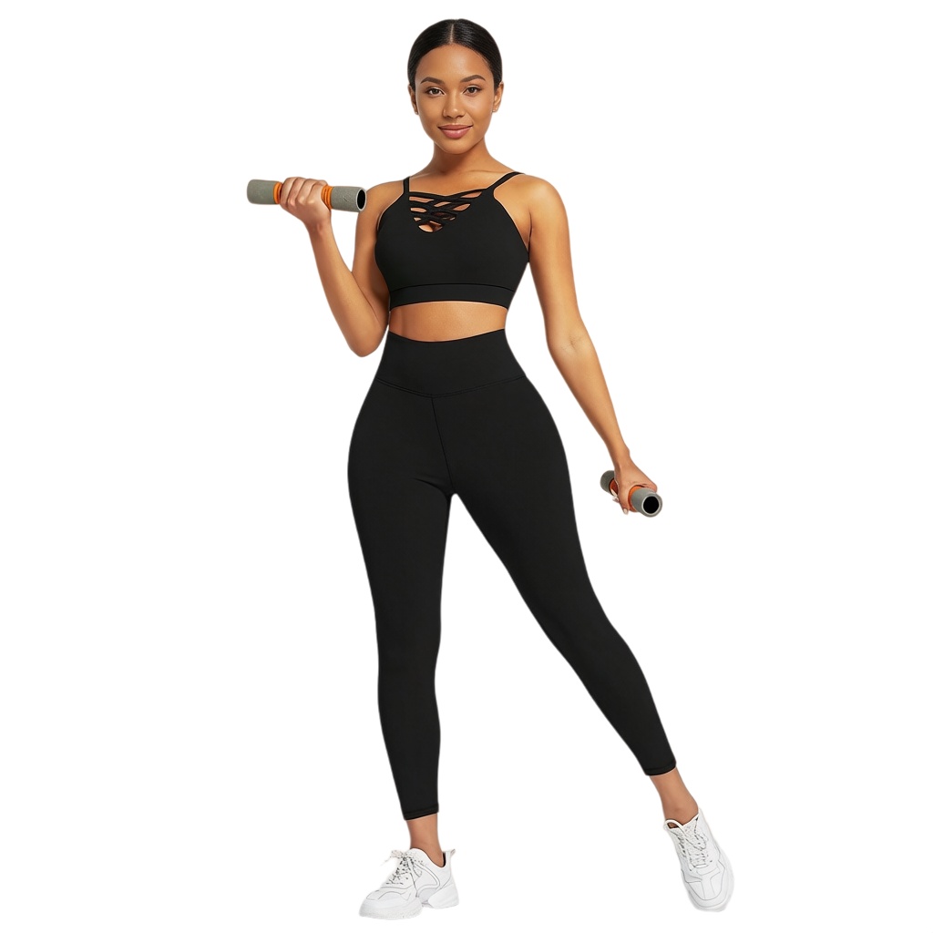 Yoga For Fitness - 3-teiliges Damen Yoga Fitness Set -