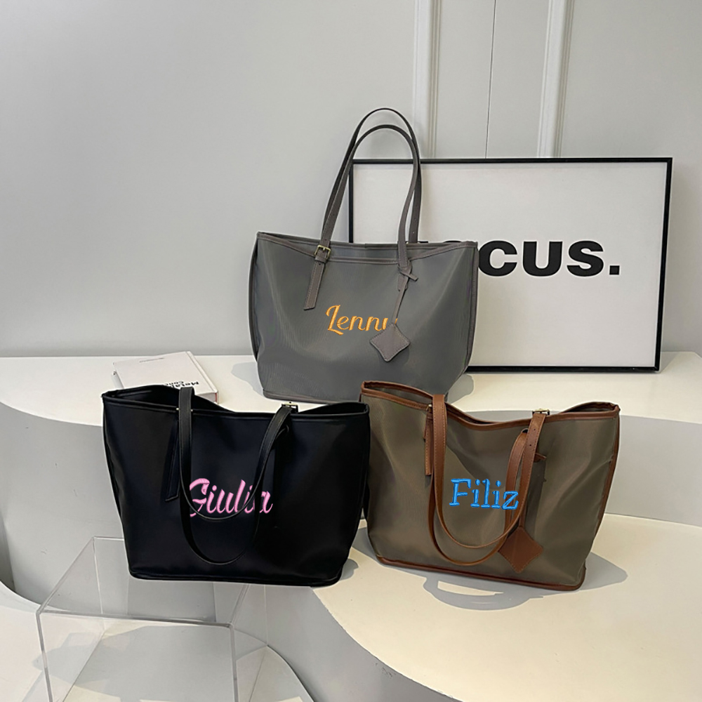 Yoga Fitness Bag - Große Kapazität, individuelle Stickerei-Einkaufstasche für draußen,