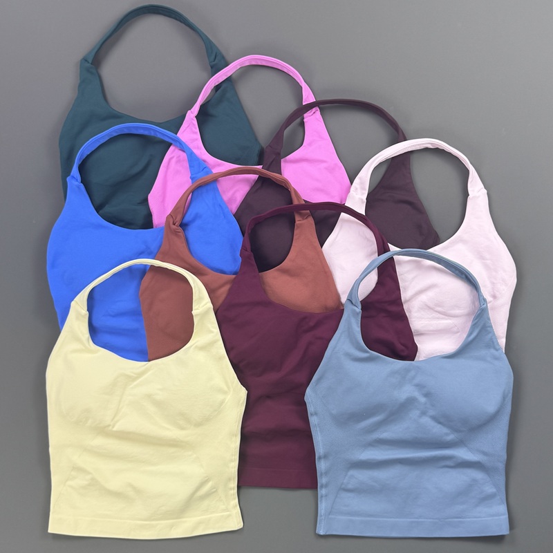 Yoga Daily Fitness - Longline-Trägertop für Damen, ärmellos, sportliche Weste,