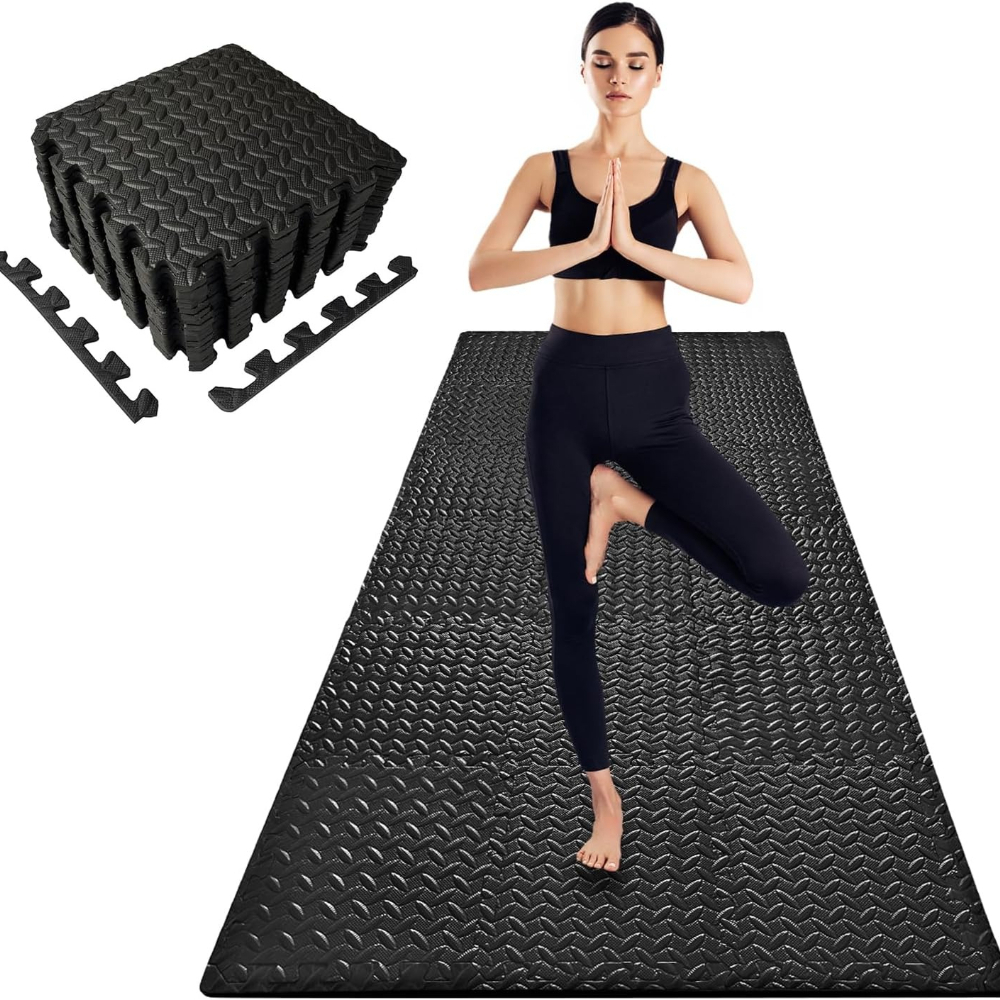 Yoga Fitness Rooms - Fitness ineinandergreifende Schaumstoffmatten (16er-Pack) – Yogamatten