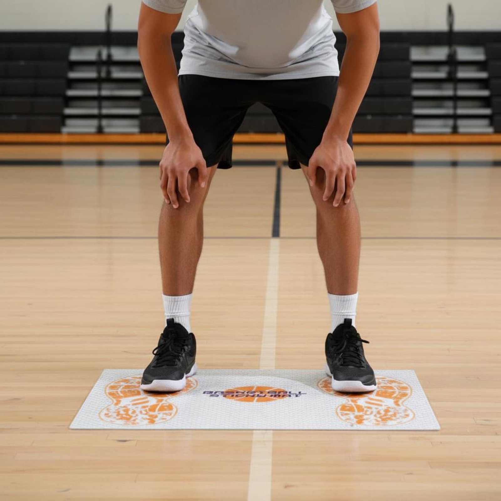 Gym Floor Mats - Basketball-Reinigungsmatte aus PVC-Material, Leicht zu Reinigen,