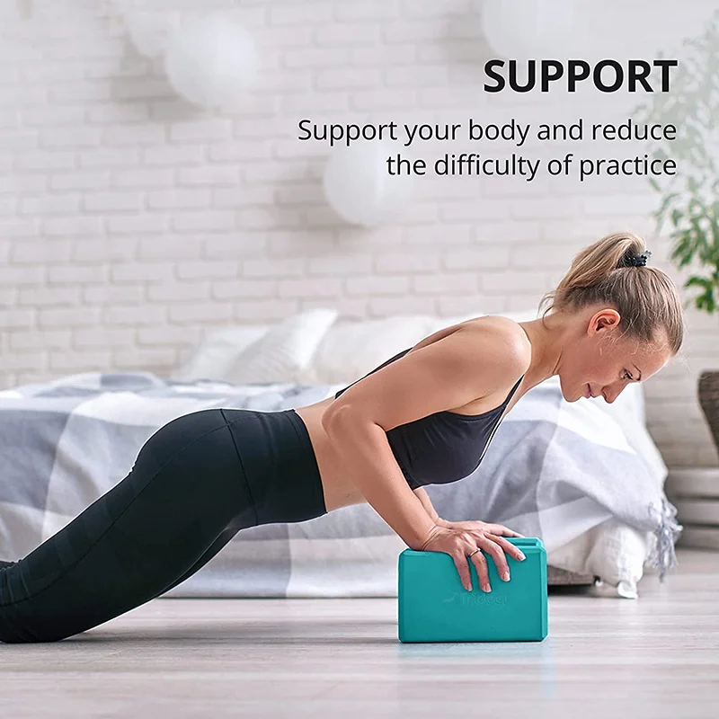 Gym Floor Mats - Yoga-Bausteine, Pilates-Würfel, Verstärkungsmatten, Sport-Yoga-Zubehör, Übungsgeräte für