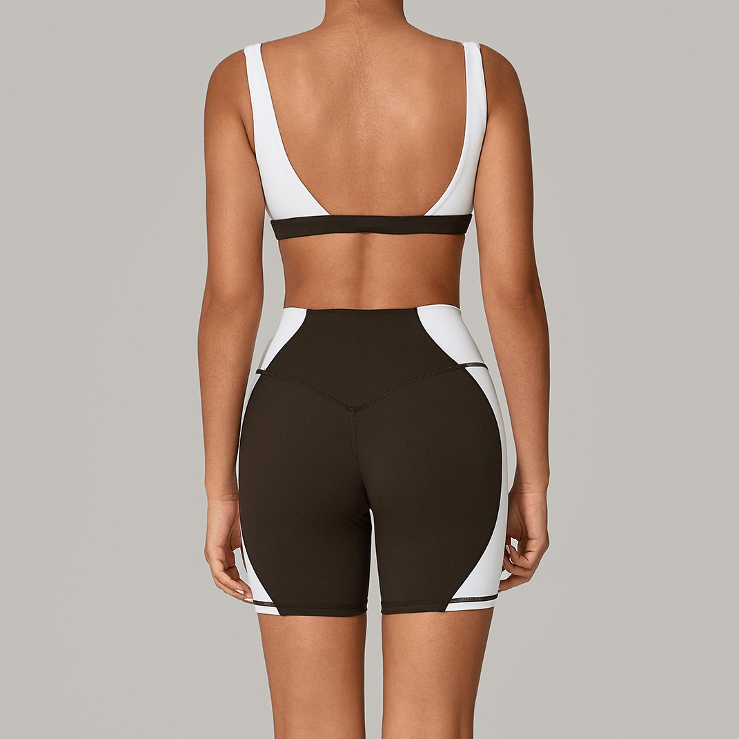 Patchwork Rückenfreier Sport-B – Yoga Và Fitness Bewertung und Preis