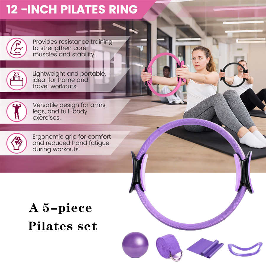 Kundenspezifisches LOGO 5-teil – Yoga Fitness Logo Bewertung und Preis