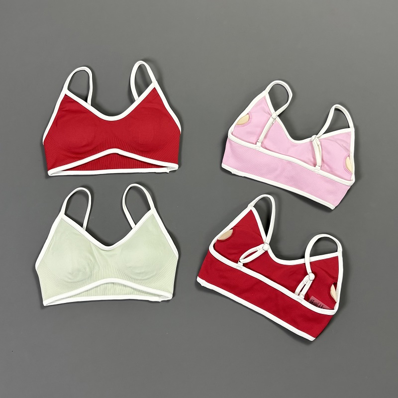 Damen Kontrastlinien-Yoga-BH V – Yoga Daily Fitness Bewertung und Preis