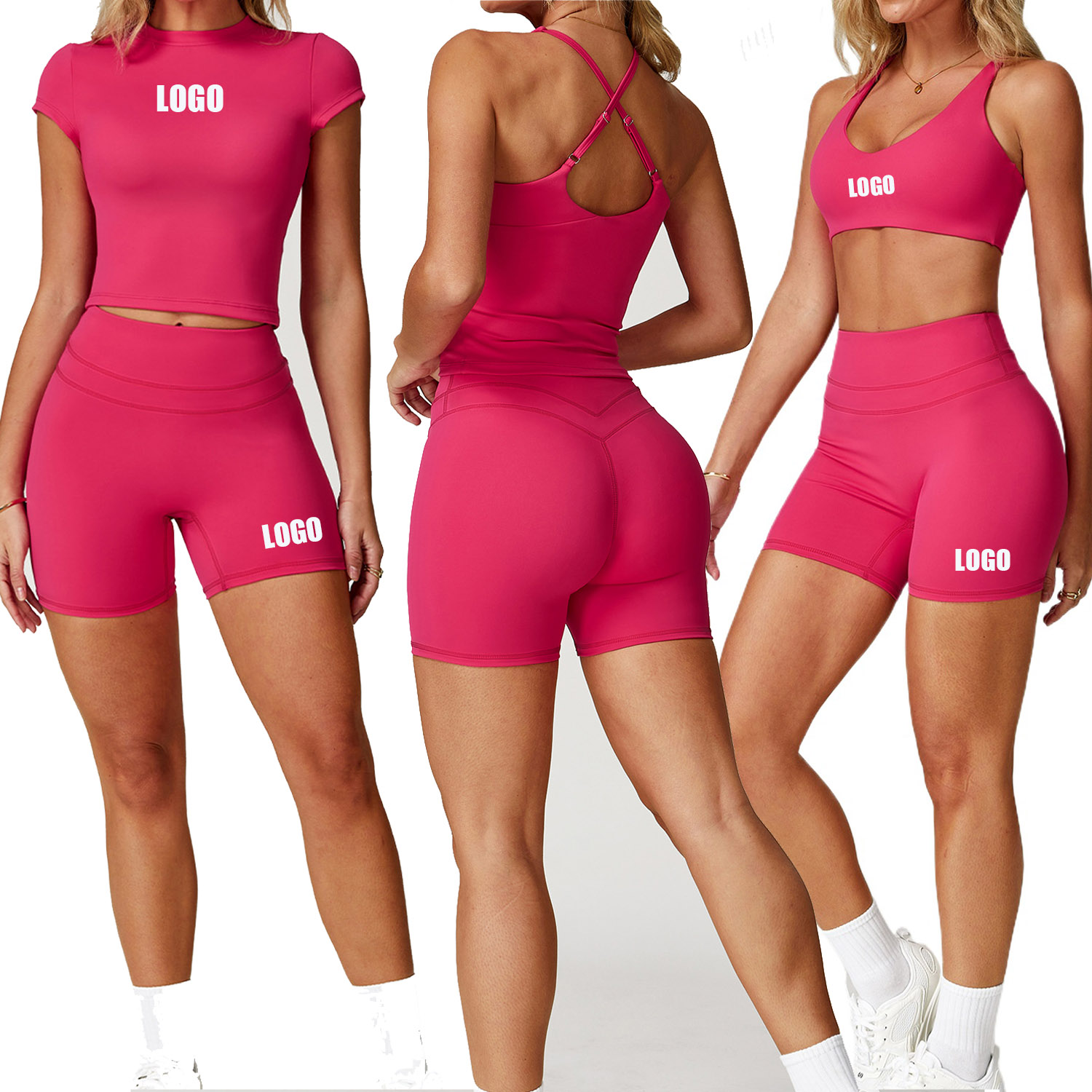 Maßgeschneiderter Logo-Damen-Y – Yoga Fitness Logo Bewertung und Preis
