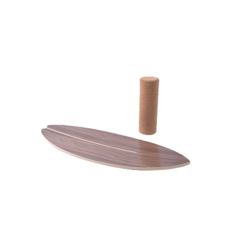 Holz-Balance-Trainer mit Rolle – Yoga Fitness Board Bewertung und Preis